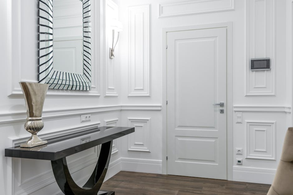 Elegant home entrance showing a premium installed door